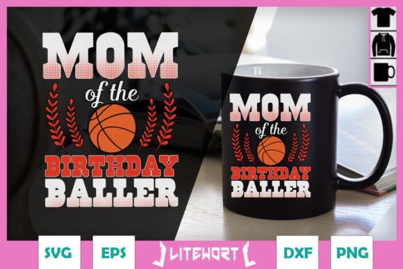 Basketball Mom Leopard SVG for Graphics and Crafts