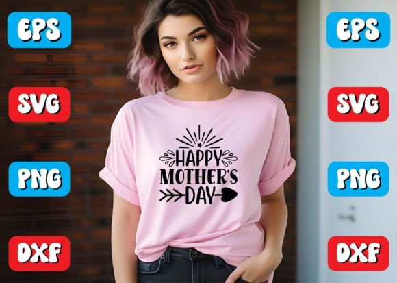 Happy Mother’s Day Svg Design for Crafts and Graphics