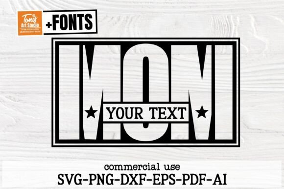 Mom Laser Cut SVG: Bold Graphics for Crafts