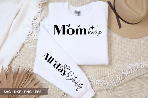 Mom Mode Sleeve SVG: Crafts and Graphics Review
