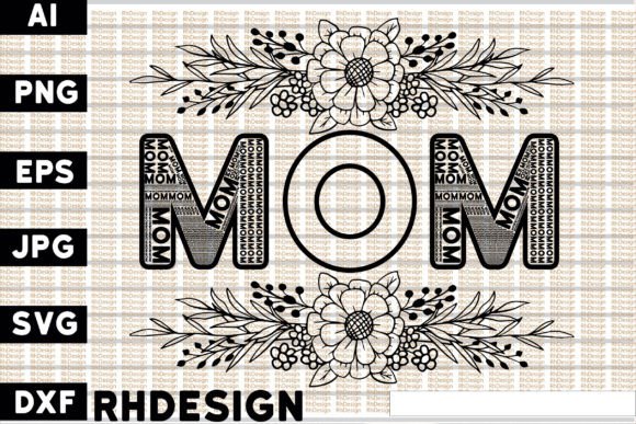 Mom Mother's Day SVG: Premium Graphics for Crafts