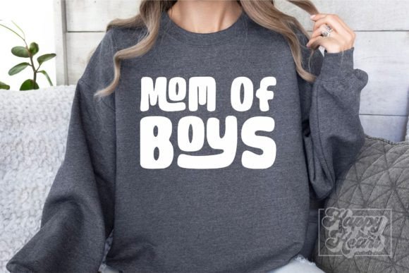 Mom of Boys Graphics for Crafts and SVG Projects