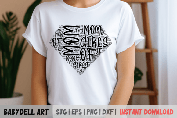 Mom of Girl SVG: A Designer's Take on Mother's Day Embroidery