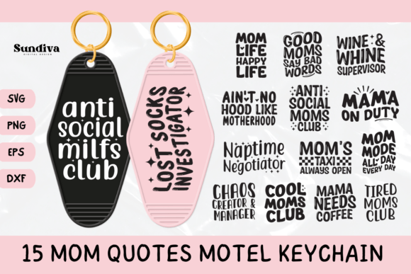 Reviewing the 15 Mom Motel Keychain SVG Bundle