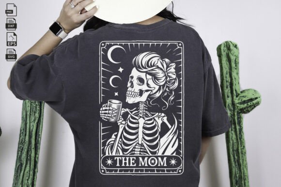 The Mom Tarot Card SVG, Coffee Svg Files