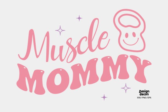 Workout Mom Quotes Pink SVG: Graphics for Crafts